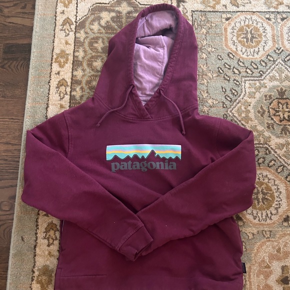 Patagonia Tops - Patagonia Burgundy Hoodie